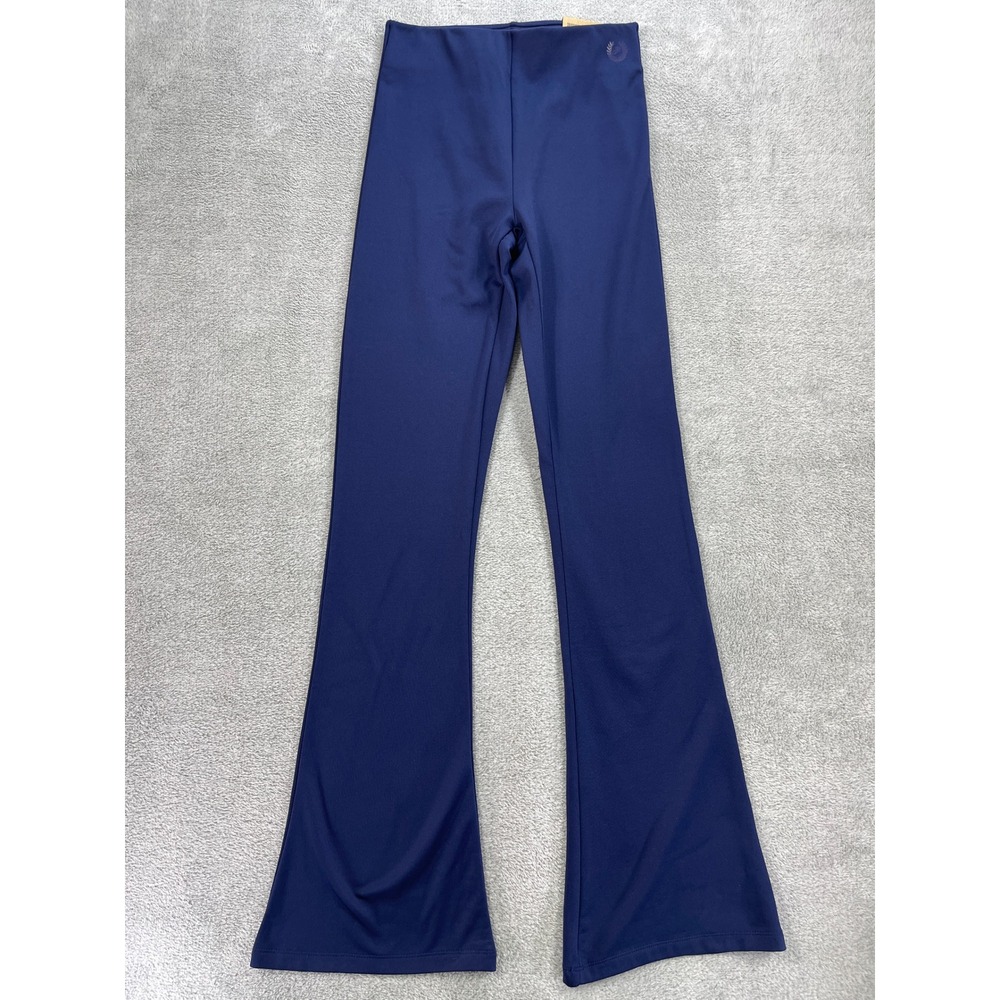 Victoria's Secret PINK Active Legging Women XS Blue High Waist Flare Pant